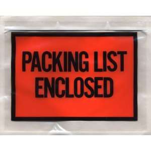  7 x 5 1/2 Packing List Envelope Packing List Enclosed 