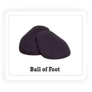 Fancy Feet Ball of Foot Cushions, 1 Pair, Black