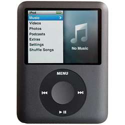 Apple iPod 3rd Generation Nano 8GB Black  Player 0885909189618 