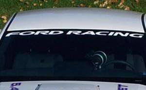 05 10 Ford Racing Mustang Windshield Banner Decal  