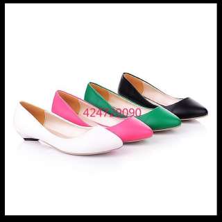   Comfort Low Heel Small Pointed Head Shoes US All Size Z090  