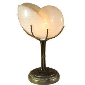 NEW! PRETTY NAUTILUS SHELL ON STAND TABLE LAMP  1671  