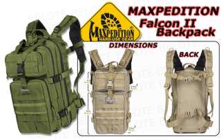 Maxpedition Falcon II Hydration Backpack OD GREEN 0513G  