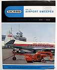 Sicard 1965 SW 112 Airport Sweeper Truck Brochure
