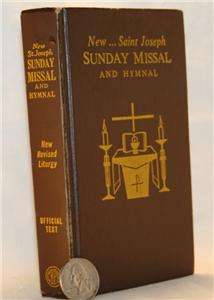 New Saint Joseph Sunday Missal and Hymnal 1966  