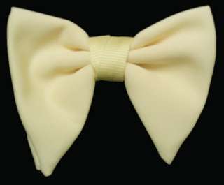 this is a vintage yellow clip on bow tie straight from the 70 s to you 