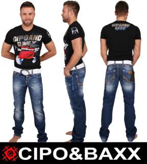 TreMe Geile CIPO & BAXX Jeans Hose Dicke Naht  