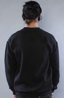  Supply Co. The Eternal Diamond Life Crewneck Sweatshirt in Black 