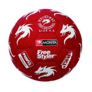 Monta BALL FREE STYLE, rot, 4,5  Sport & Freizeit