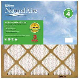   16 in. x 25 in. x 1 in. Standard FPR 4 Pleated Air Filter (3 Pack
