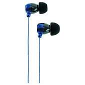 KitSound KS1 Stereo in ear Earphones with Microphone Blue