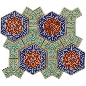 Earthen Elements 12 In. X 10 In. Ceramic Mesh Mounted Mosaic Tile 