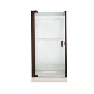   Shower Door in Oil Rubbed Bronze Finish with Clear Glass AM0301D.400
