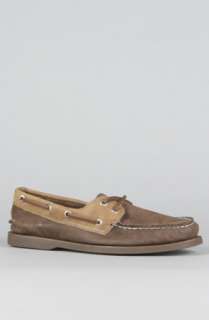 Sperry Topsider The 2 Eye Relaxed Leather Boat Shoe in Brown 