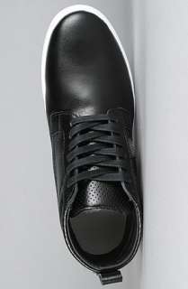 WeSC The Hagelin Leather Sneaker in Black  Karmaloop   Global 