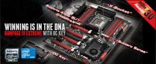 Asus Rampage IV Extreme with OC Key   Winning is in the DNA