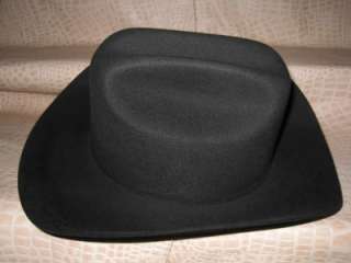 Bailey Black 200x Sable & Beaver Felt Cowboy Hat 7 1/8  
