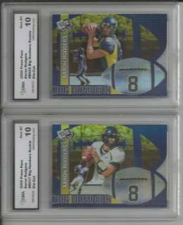   AARON RODGERS 2 DIFFERENT PRESS PASS BIG NUMBERS ROOKIE RC GEM MINT 10