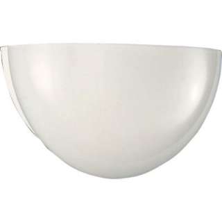   Lighting White 1 Light Wall Sconce P7112 30 at The Home Depot