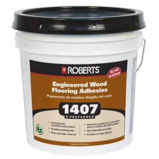 1407 4 Gal. Acrylic Urethane Adhesive for Engineered Wood Floors
