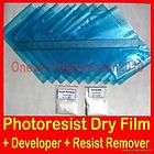 10 Photoresist Dry Film + developer + Resist Remover for DIY PCB Photo 