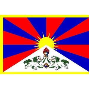 Outdoor Flagge, Banner, Fahne Tibet 90 * 150 cm: .de: Sport 