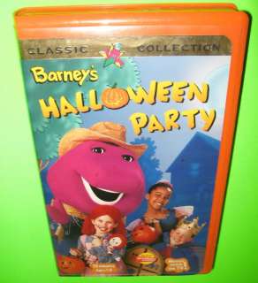Barneys Halloween Party Classic Collection VHS ActiMates Clamshell 