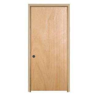 JELD WEN 30 In. Wood Unfinished Right Hand Prehung Door 947570 at The 