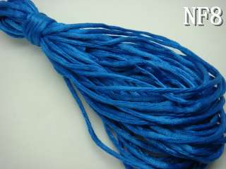   NYLON satin RATTAIL Necklace Bead Thread Cord 2mm Thick NF1  