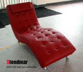 design leatherette or fabric lounge chaise chair custom made photo