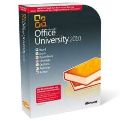 Microsoft Office 2010 University 2010 EDU Deutsch 0885370357998  