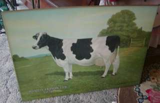 Holstein Friesian cow advertisement 1923 Edwin Megargee artist  