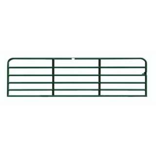   ft. 2 in. Green Powder Coated 6 Tube Gate 40120162 at The Home Depot