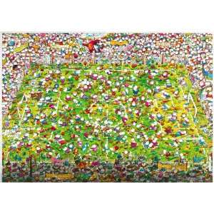   29072   Dreieckspuzzles 4000 Teile Crazy World Cup, Guillermo Mordillo