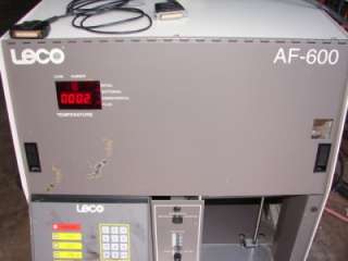LECO AF 600 ANALYZER 789 900 Coal Coke Ash Fusibility Determinator 