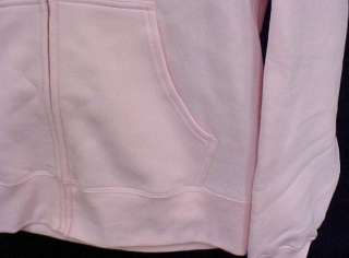Breast Cancer Ribbon Rose Pink Zip Hood Sweatshirt 2X  