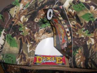DIXIE BAIT & TACKLE Camo Confederate Hat/Cap  