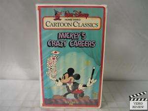 Mickeys Crazy Careers   Cartoon Classics V. 10, VHS  