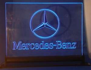 Mercedes Beleuchtung Neonschild LED Leuchten Auto  