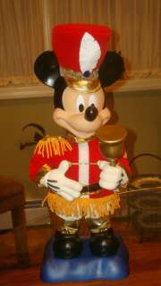 ANIMATED DISNEY MICKEY MOUSE BELL RINGER PARADE LEADER ~ MINT  