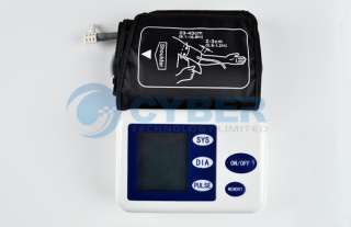 Digital Fully Automatic LCD Arm Blood Pressure Heart Beat Monitor