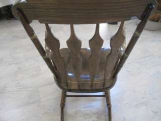 Antique Style Rocking Chair Rocker Distressed Pine Stenciled Decorated 