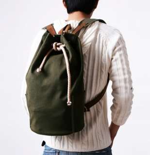 New Canvas Backpack Kitbag Rucksack School Bag B155  