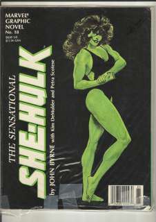 Vintage 1985 Marvel Comics Graphic Novel #18 She Hulk By John Byrne 