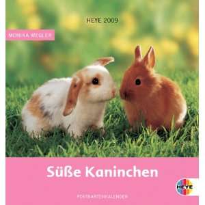 Süße Kaninchen, Postkartenkalender 2009  Monika Wegler 