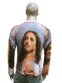 JESUS CHRIST AVE MARIA ENGEL Religion Tattoo Motiv Designer T Shirt S 