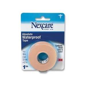  Nexcare First Aid Absolute Waterproof Tape, 1 Inch: Health 