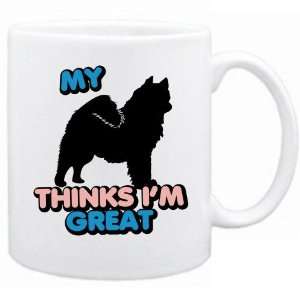  New  My Samoyed Thinks I Am Great  Mug Dog