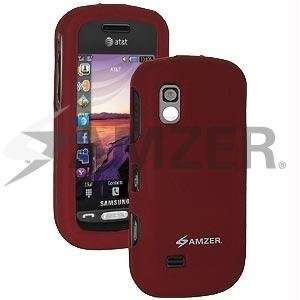  Amzer Silicone Skin Jelly Case   Maroon Red Cell Phones 