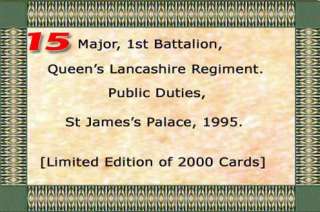 Military signed postcards Queen’s Lancashire Regiment  